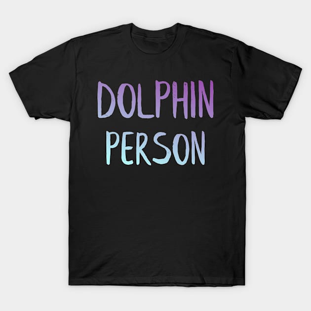 Dolphin person T-Shirt by MiniGuardian